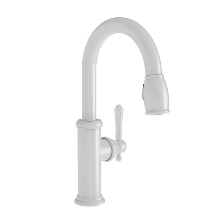 Newport Brass Prep/Bar Pull Down Faucet in White 1030-5223/50